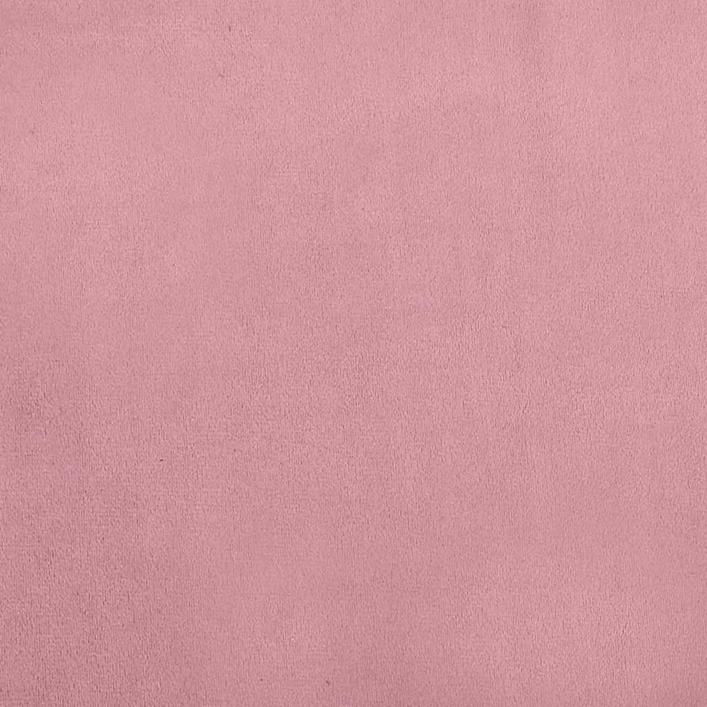 Hondenmand 70x52x30 cm fluweel roze