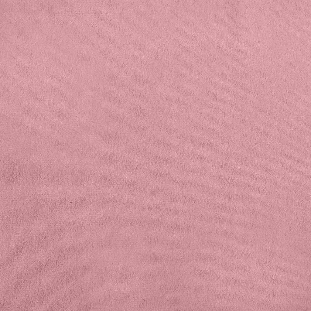 Hondenmand 70x40x24 cm fluweel roze