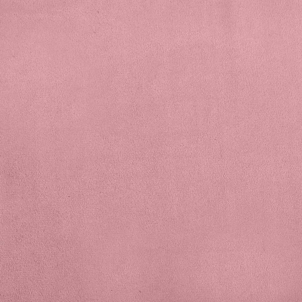 Hondenmand 100x50x21 cm fluweel roze