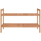 Schoenenrek 69x27x41 cm massief walnotenhout - AllerleiShop