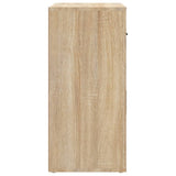 Dressoir 80x33x70 cm bewerkt hout sonoma eikenkleurig - AllerleiShop