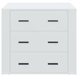 Dressoir 80x33x70 cm bewerkt hout wit - AllerleiShop