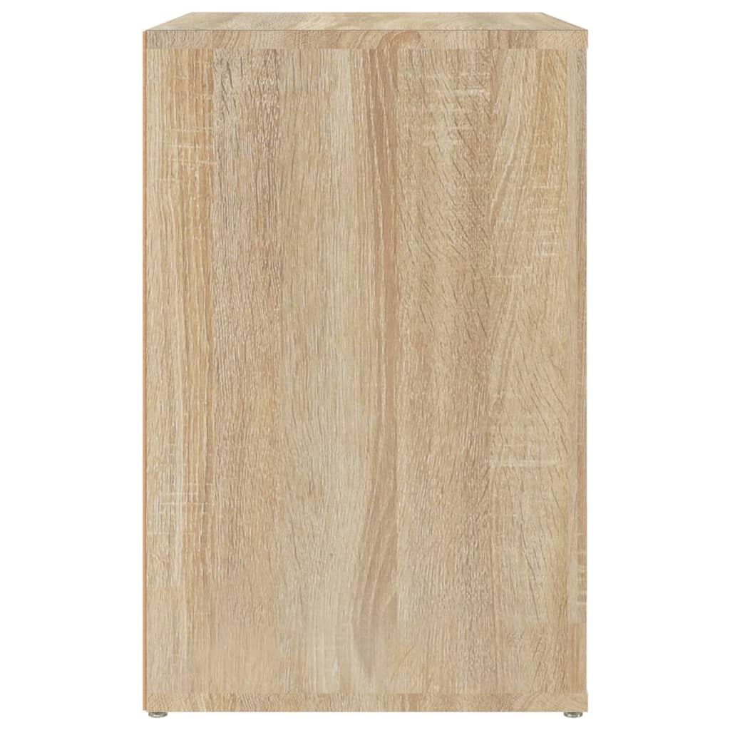 Schoenenkast 130x35x54 cm bewerkt hout sonoma eikenkleurig - AllerleiShop