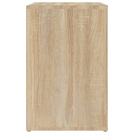 Schoenenkast 130x35x54 cm bewerkt hout sonoma eikenkleurig - AllerleiShop