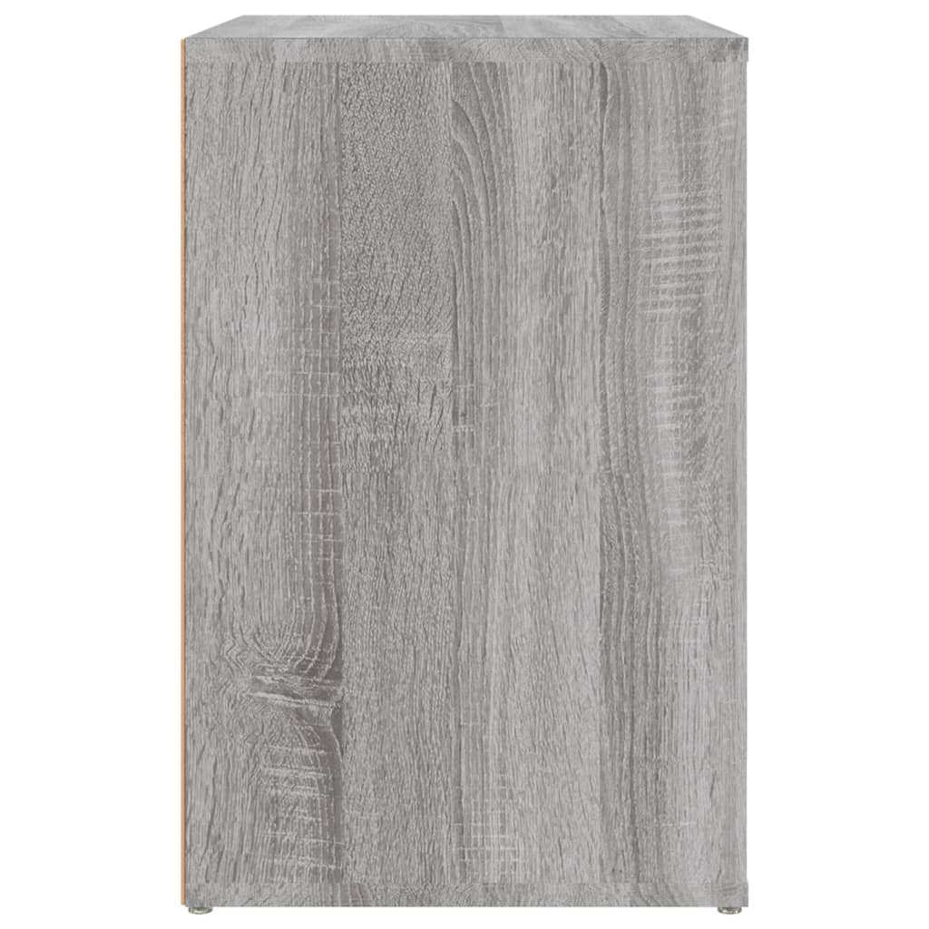 Schoenenkast 130x35x54 cm bewerkt hout grijs sonoma - AllerleiShop