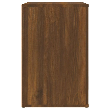 Schoenenkast 130x35x54 cm bewerkt hout bruin eikenkleur - AllerleiShop