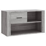 Schoenenkast 80x35x45 cm bewerkt hout grijs sonoma - AllerleiShop