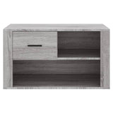 Schoenenkast 80x35x45 cm bewerkt hout grijs sonoma - AllerleiShop