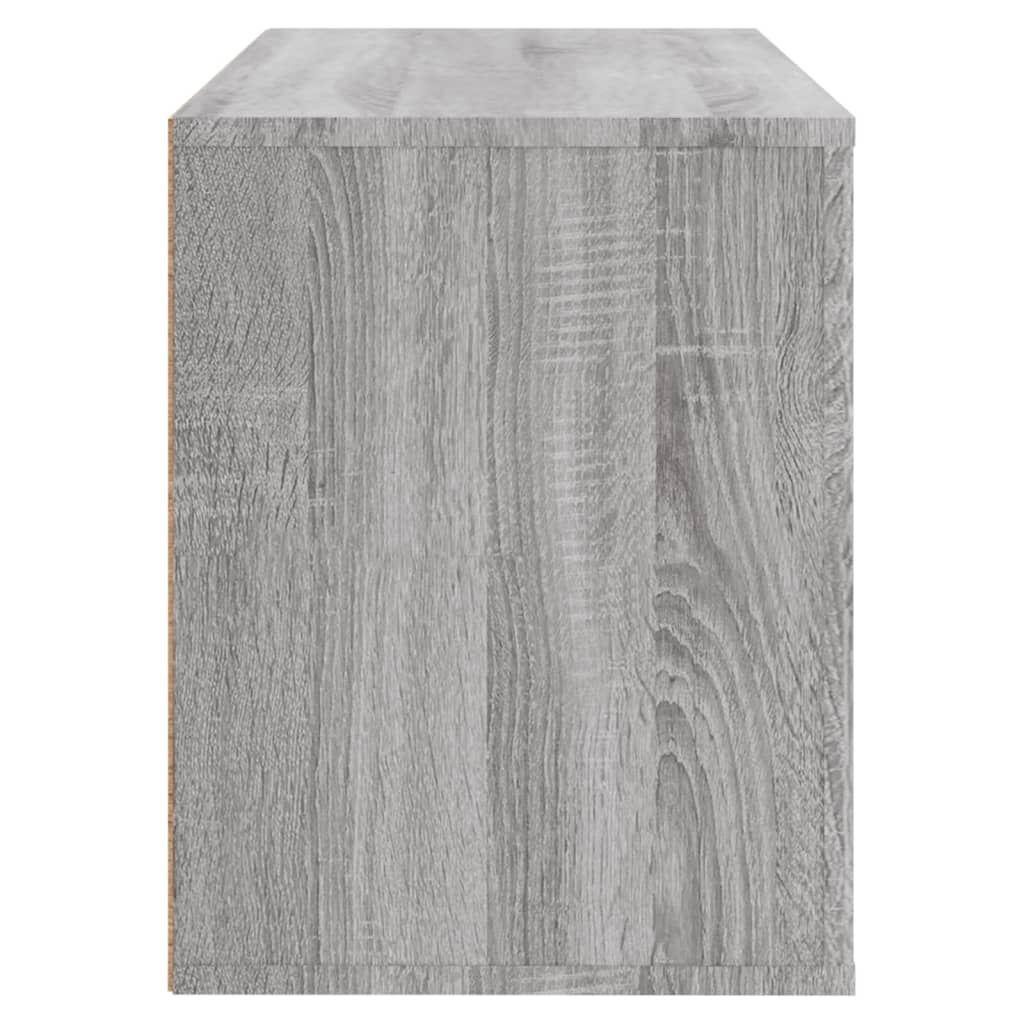 Schoenenkast 80x35x45 cm bewerkt hout grijs sonoma - AllerleiShop