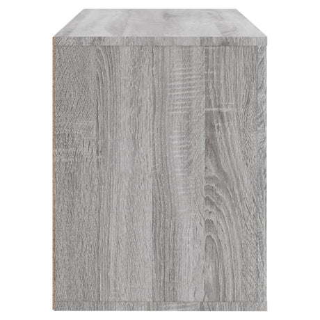 Schoenenkast 80x35x45 cm bewerkt hout grijs sonoma - AllerleiShop