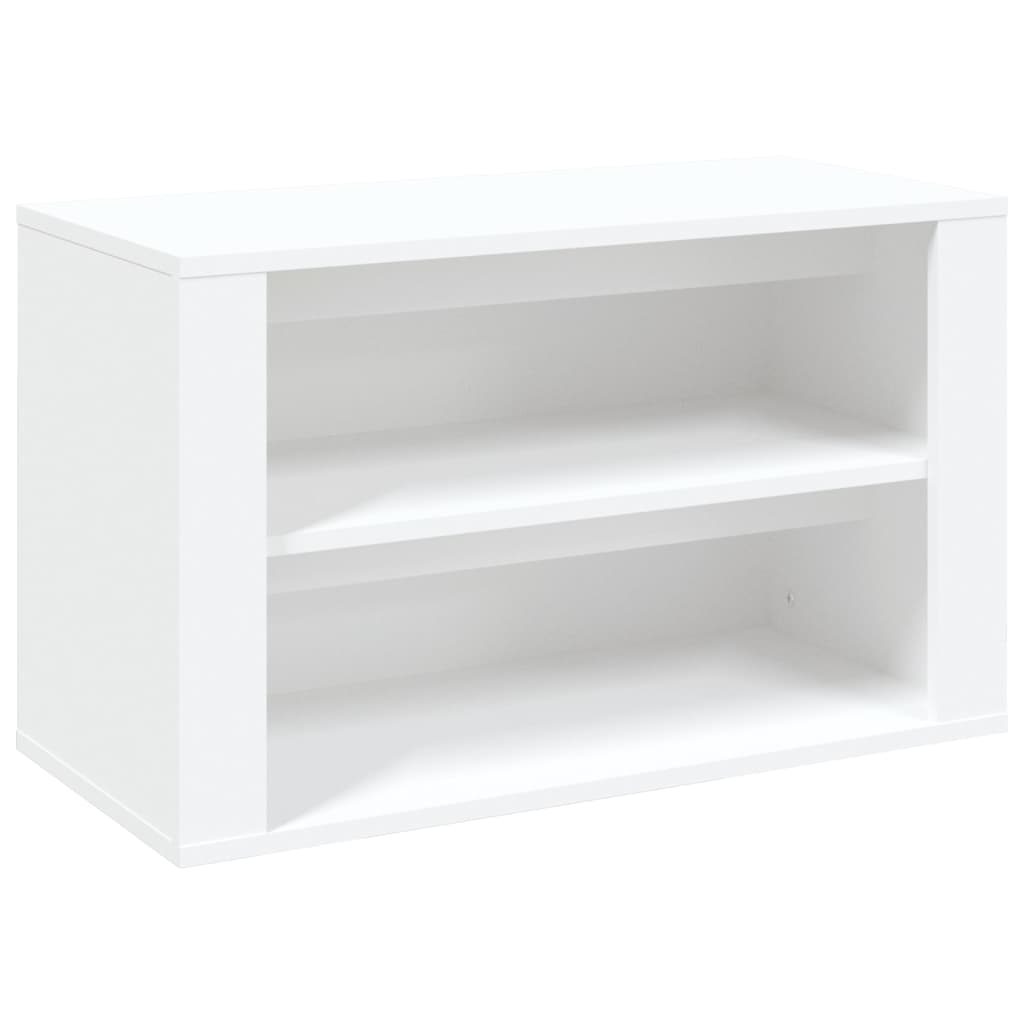 Schoenenrek 75x35x45 cm bewerkt hout wit - AllerleiShop