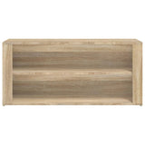 Schoenenrek 100x35x45 cm bewerkt hout sonoma eikenkleurig - AllerleiShop