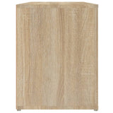 Schoenenrek 100x35x45 cm bewerkt hout sonoma eikenkleurig - AllerleiShop