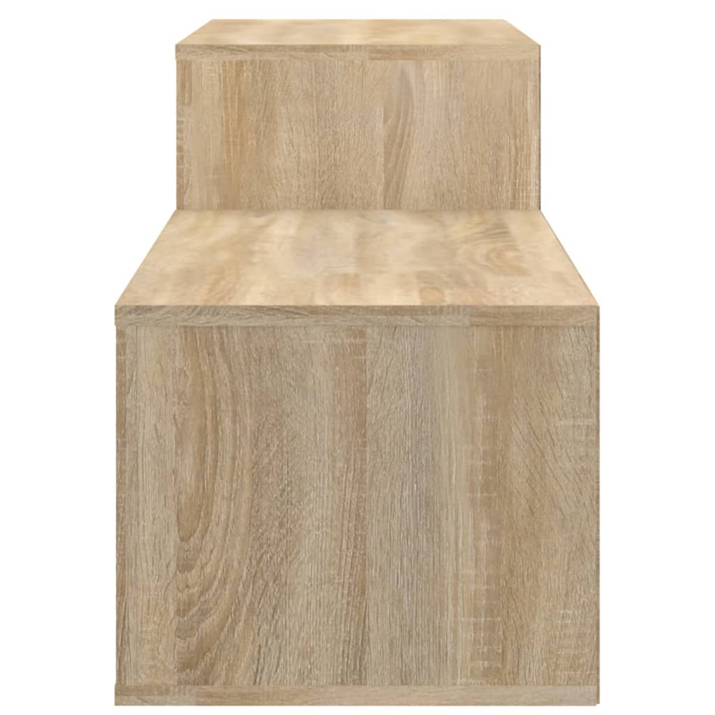 Schoenenkast 150x35x45 cm bewerkt hout sonoma eikenkleurig - AllerleiShop