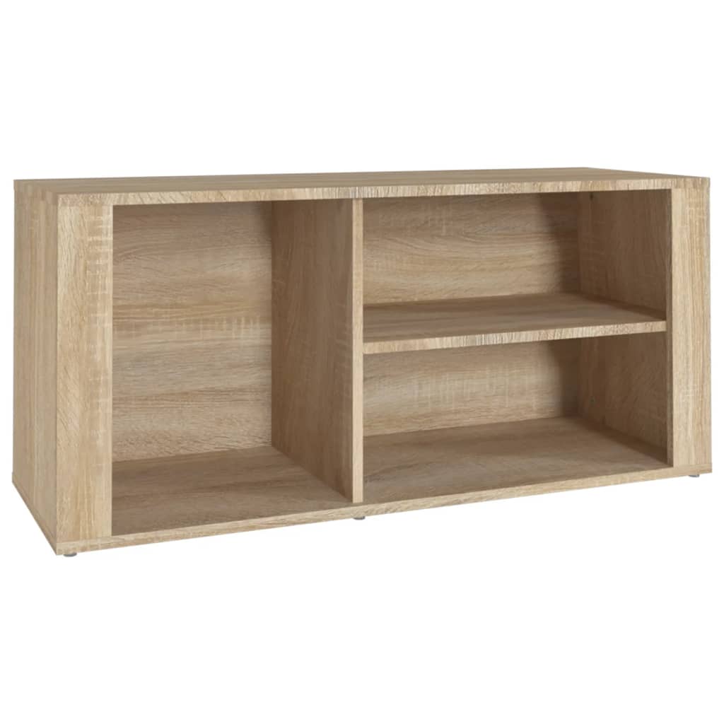 Schoenenkast 100x35x45 cm bewerkt hout sonoma eikenkleurig - AllerleiShop