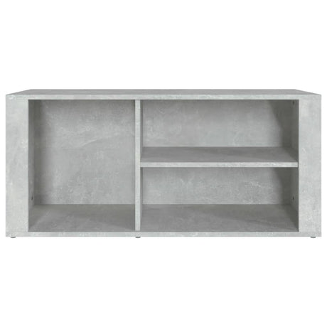 Schoenenkast 100x35x45 cm bewerkt hout betongrijs - AllerleiShop