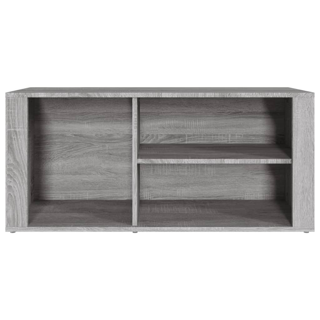 Schoenenkast 100x35x45 cm bewerkt hout grijs sonoma - AllerleiShop