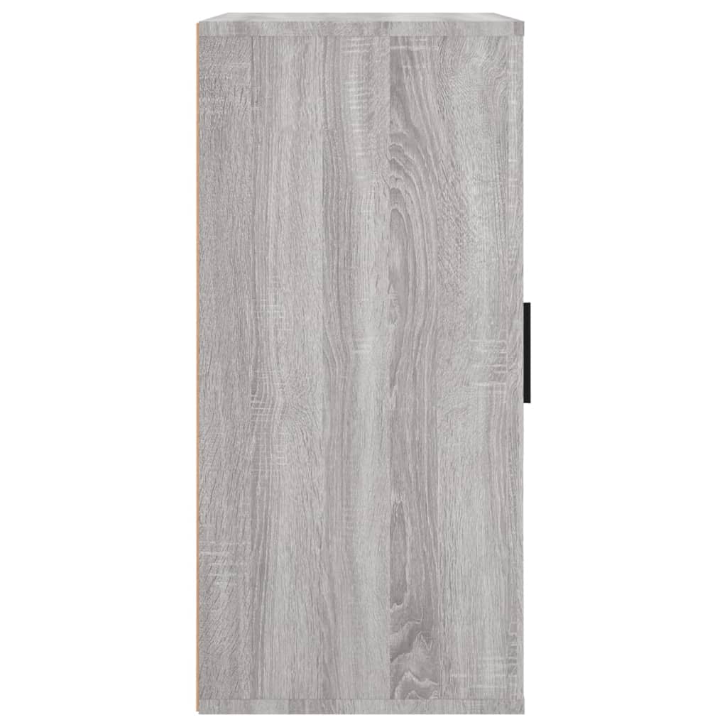 Dressoir 40x33x70 cm bewerkt hout grijs sonoma eikenkleurig - AllerleiShop