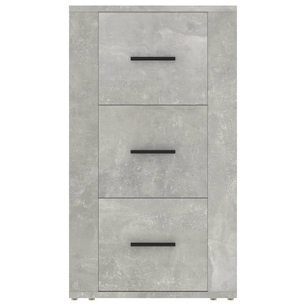 Dressoir 40x33x70 cm bewerkt hout betongrijs - AllerleiShop