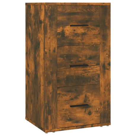 Dressoir 40x33x70 cm bewerkt hout gerookt eikenkleurig - AllerleiShop