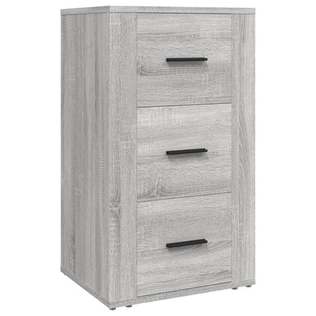 Dressoir 40x33x70 cm bewerkt hout grijs sonoma eikenkleurig - AllerleiShop