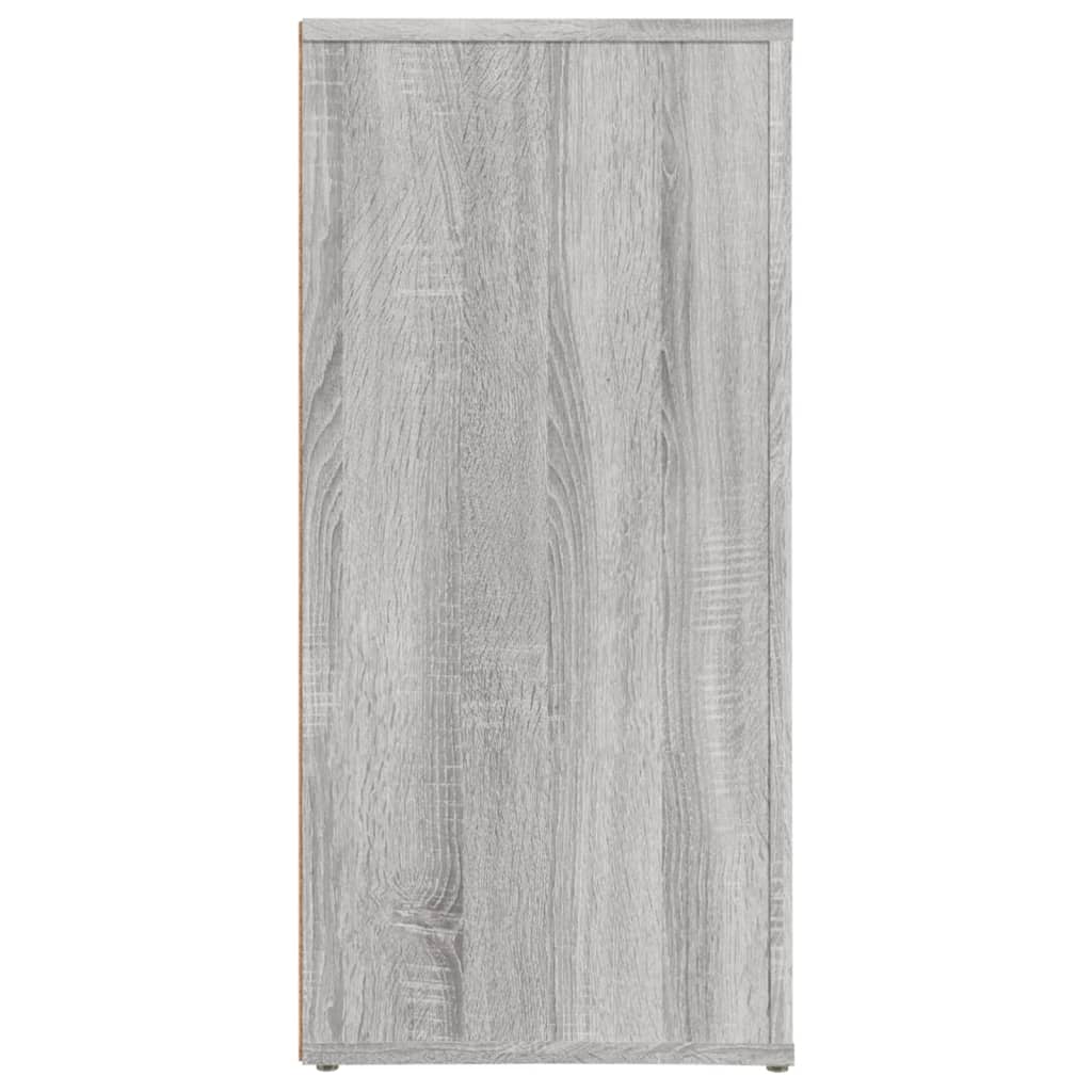 Dressoir 40x33x70 cm bewerkt hout grijs sonoma eikenkleurig - AllerleiShop