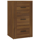 Dressoir 40x33x70 cm bewerkt hout bruin eikenkleur - AllerleiShop