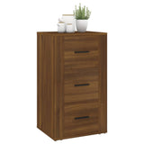 Dressoir 40x33x70 cm bewerkt hout bruin eikenkleur - AllerleiShop