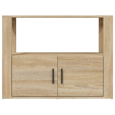 Dressoir 80x30x60 cm bewerkt hout sonoma eikenkleurig - AllerleiShop