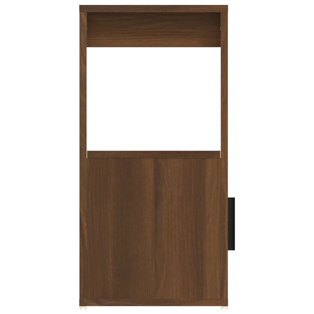 Dressoir 80x30x60 cm bewerkt hout bruin eikenkleur - AllerleiShop