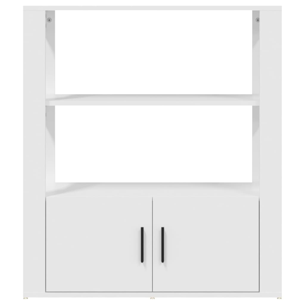 Dressoir 80x30x90 cm bewerkt hout wit - AllerleiShop