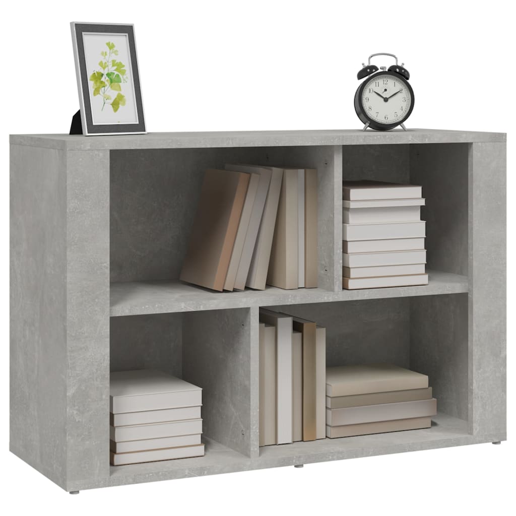 Dressoir 80x30x54 cm bewerkt hout betongrijs - AllerleiShop