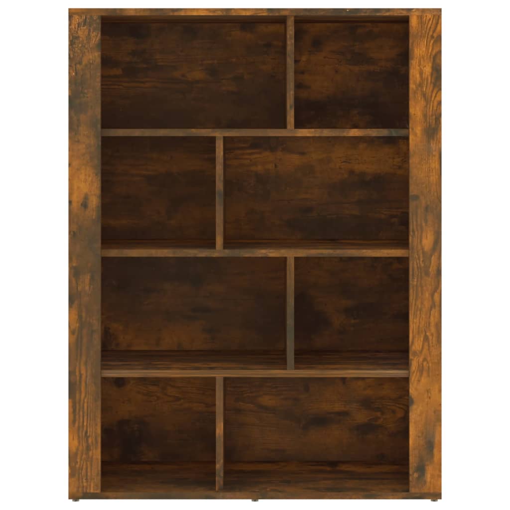 Dressoir 80x30x106 cm bewerkt hout gerookt eikenkleurig - AllerleiShop