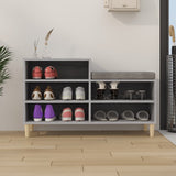 Schoenenkast 102x36x60 cm bewerkt hout sonoma grijs - AllerleiShop