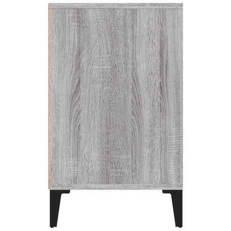 Schoenenkast 102x36x60 cm bewerkt hout sonoma grijs - AllerleiShop