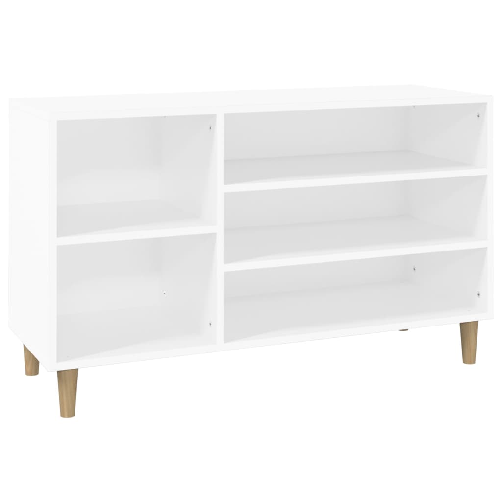 Schoenenkast 102x36x60 cm bewerkt hout wit - AllerleiShop