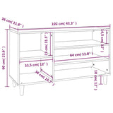 Schoenenkast 102x36x60 cm bewerkt hout wit - AllerleiShop