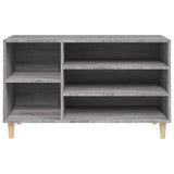 Schoenenkast 102x36x60 cm bewerkt hout sonoma grijs - AllerleiShop