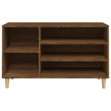 Schoenenkast 102x36x60 cm bewerkt hout bruin eikenkleur - AllerleiShop