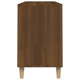 Schoenenkast 102x36x60 cm bewerkt hout bruin eikenkleur - AllerleiShop