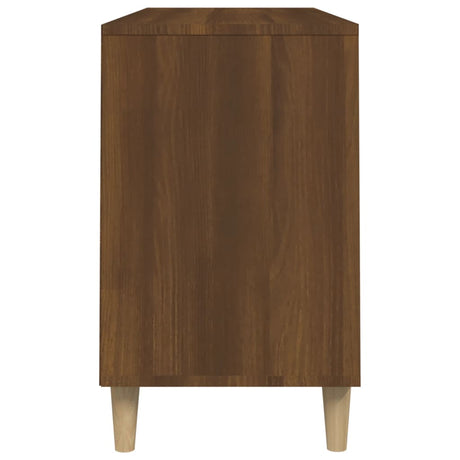 Schoenenkast 102x36x60 cm bewerkt hout bruin eikenkleur - AllerleiShop