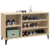 Schoenenkast 102x36x60 cm bewerkt hout sonoma eikenkleurig - AllerleiShop