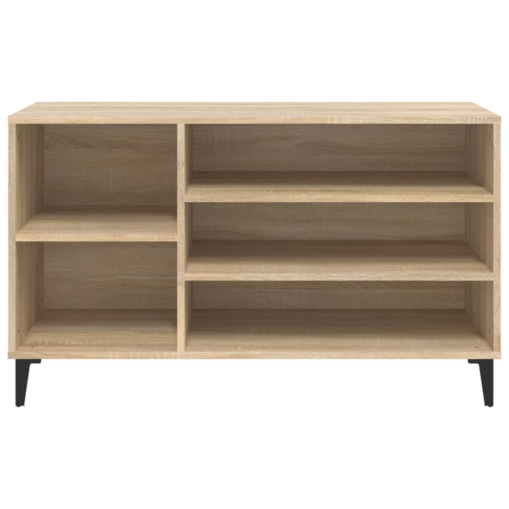 Schoenenkast 102x36x60 cm bewerkt hout sonoma eikenkleurig - AllerleiShop