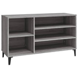 Schoenenkast 102x36x60 cm bewerkt hout sonoma grijs - AllerleiShop