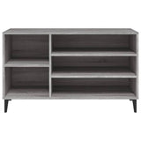 Schoenenkast 102x36x60 cm bewerkt hout sonoma grijs - AllerleiShop