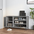 Schoenenkast 102x36x60 cm bewerkt hout sonoma grijs - AllerleiShop