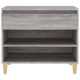 Schoenenkast 70x36x60 cm bewerkt hout sonoma grijs - AllerleiShop