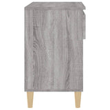 Schoenenkast 70x36x60 cm bewerkt hout sonoma grijs - AllerleiShop