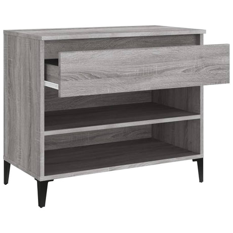 Schoenenkast 70x36x60 cm bewerkt hout sonoma grijs - AllerleiShop