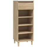 Schoenenkast 40x36x105 cm bewerkt hout sonoma eikenkleurig - AllerleiShop